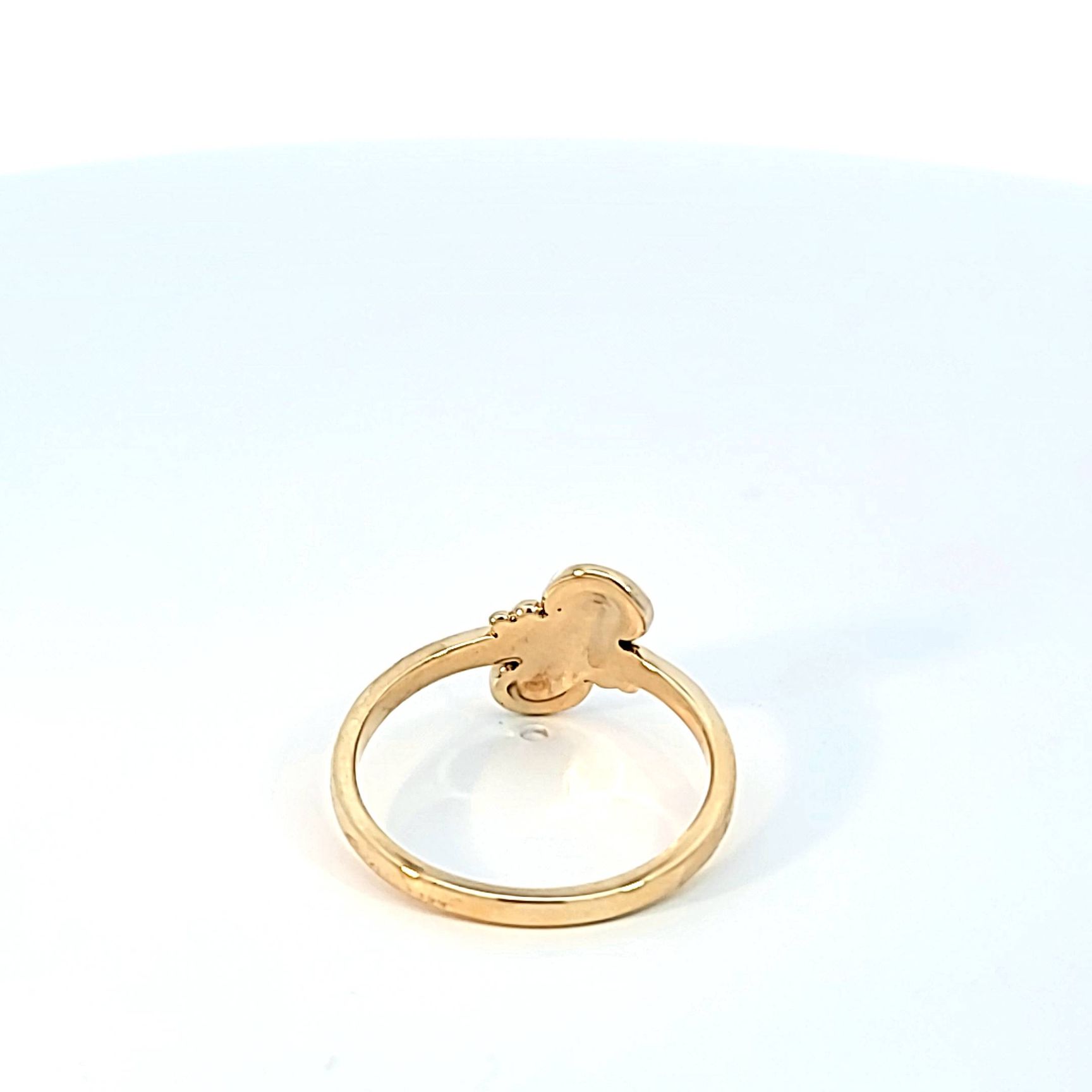 14YER360RNG_3 14 kt Yellow Gold Ornate Custom Ring